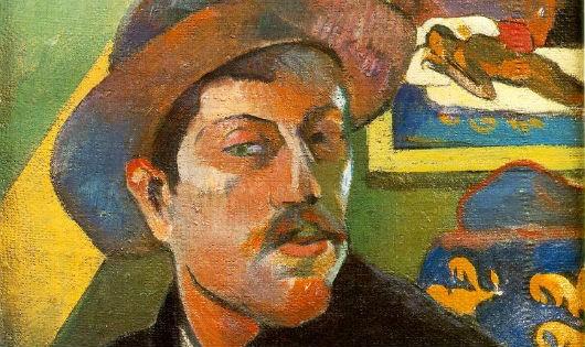 Tranh vẽ của họa sĩ Paul Gauguin: Phụ nữ Tahiti trên bãi biển, thể hiện cuộc sống bình dị